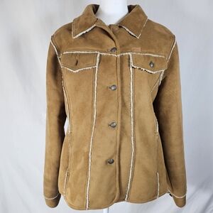 Outback Trading Co‎ ladies brown button coat size X-Large